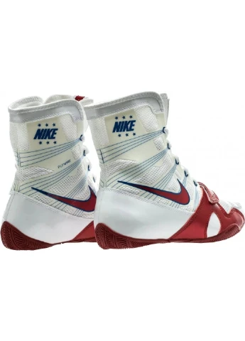 Боксерки Hyperko бело-красные (477872-164) Nike (369165159)