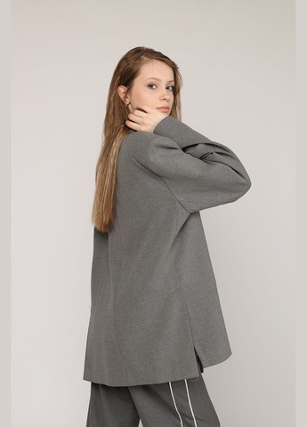 Серый женский жакет женский цвет серый cb-00271850 Elegant - демисезонный