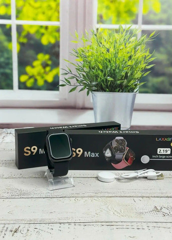 Смарт-часы 9-го поколения 45/49 мм с телефонной книгой, прогнозом погоды и калькулятором, Black Smart Watch S9 MAX (369963538)