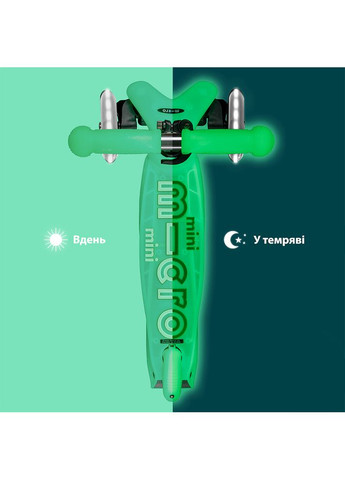Самокат Mini Deluxe Glow LED Icy Lime (MMD216) Micro (324021860)