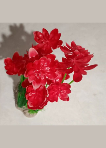 Растение пластиковое водоросли искусственные, лотос красный 20х11 см Chico'S (314878841)