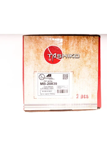 Пружина передня Mercedes-Benz W168, A140 1997-- A1683211604 Tashiko (377486024)