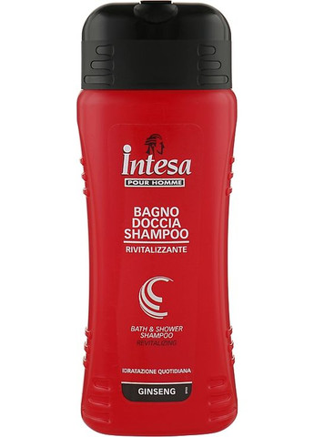 Шампунь-гель для душа c экстрактом женьшеня Classic Black Shower Shampoo Gel Revitalizing 250ml (247531-92000) Intesa (368647821)