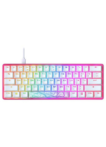 Клавиатура (572Y6AA) HyperX alloy origins 60 pink (278312367)