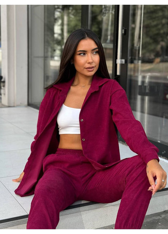 Вельветовий костюм на гудзиках Fashion (358644754)