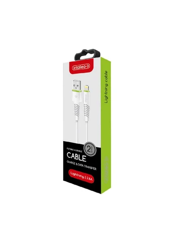 Дата кабель USB 2.0 AM to Lightning 2.0m CBFLEXL2 white (1283126521416) Intaleo (382075558)