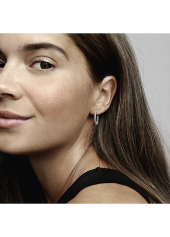 Серебряные серьги с бриллиантами "Моменты" 299532C00 Kabluchka (355347041)