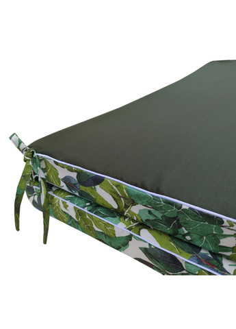 Комплект подушок до гойдалки ONA VERDE 180x110x6 з темнозеленим тентом 120х210 eGarden (279784283)
