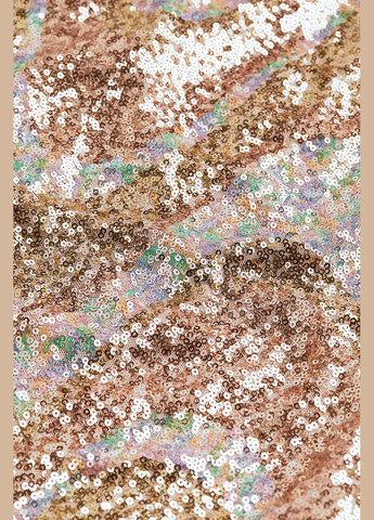 Золотой платье с пайетками H&M однотонное