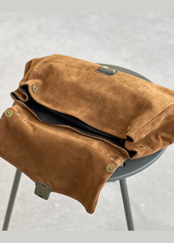 Жіноча замшева сумка JACLINE бронзова 801002 Vera Pelle (319325723)