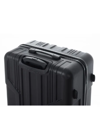 Велика дорожня валіза ABS-пластик R33423L-BL (Black/ ) на колесах No Brand (391263771)
