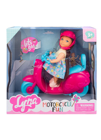Ігровий набір "Лялька Тая на скутері" (4607), рожевий скутер Qunxing Toys (290841603)
