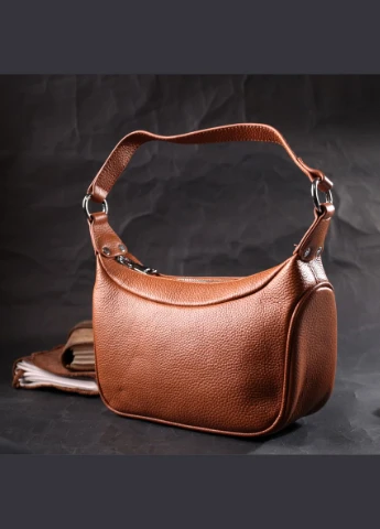 Сумка полукруглого формата с одной ручкой из натуральной кожи Vintage 22413 Karya (319874457)