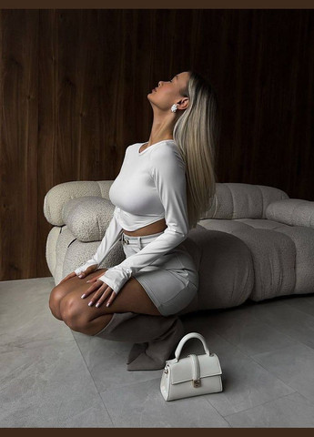 Еластичний жіночий топ із рукавом Fashion (328387797)