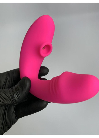 PREMIUM ВІБРАТОР 2в1 Смоктальний вібратор - з вібрацією фалоімітатора і функцією смоктання No Brand (301867061)