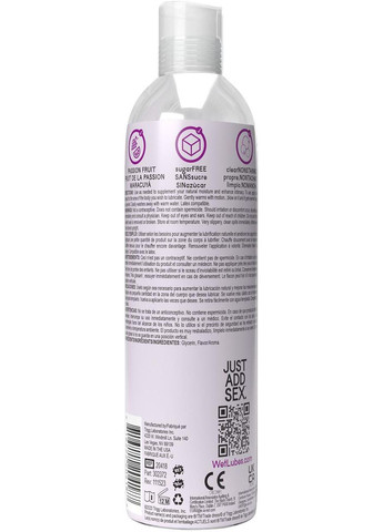 Согревающий лубрикант на водной основе Warming Passion Fruit 4 in 1, без сахара (118 мл) Wet (367723312)