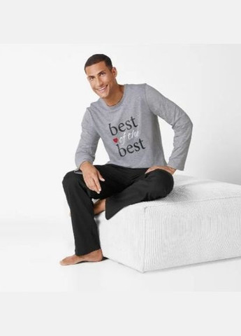 Сіра всесезон набір піжам для всієї родини 4 в 1 best of the best Esmara