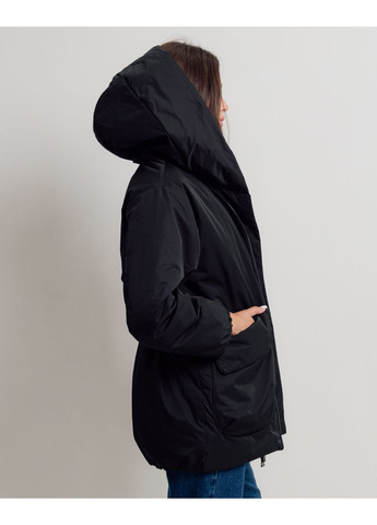 Черная демисезонная куртка женская демисезонная черная Batterflei