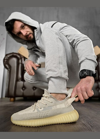 Сірі Літні стильні кросівки чоловічі yeezy сірі Freedom