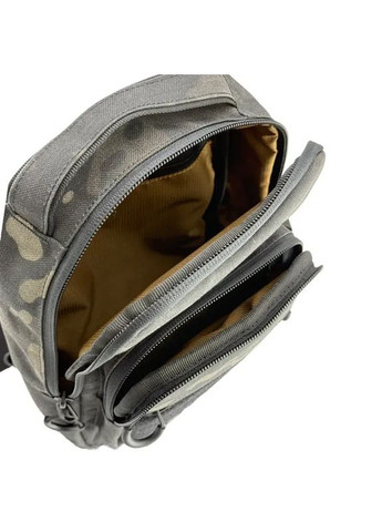 Мужская сумка через плечо слинг, "Пегас" Черный мультикам HardKIT 8287223 (370811444)