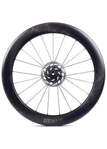 Колесо перед. + задн. 28" GENUS II AE65 CARBON, Road, 100x12/142x12, CL, HG11, tubeless, черный сатин (WH-60-70) Ere (402809079)