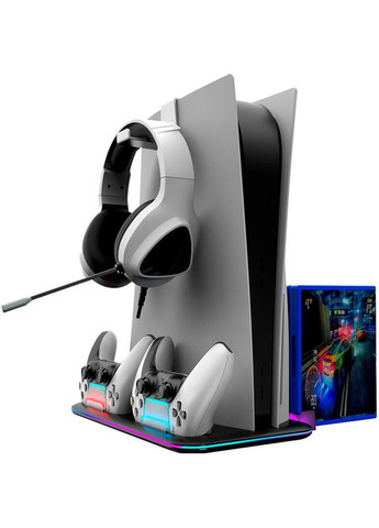 Підставка для PS5 CS-51 RGB Slim/DE Black (CND-CSPS5B-1) Canyon (328962008)