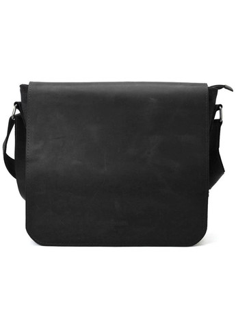 Сумка мужская мессенджер через плечо из натуральной кожи и текстиля для документов средняя Черный 40727 TARWA (367164777)