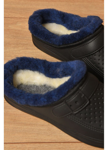 Сабо жіночі піна на хутрі чорного кольору Let's Shop (355336140)