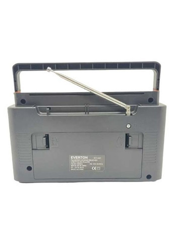 Портативный радиоприемник RT-321 с фонарем Bluetooth FM USB SD (1756375708) Everton (326033153)