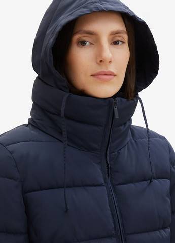 Темно-синяя зимняя женская куртка Tom Tailor