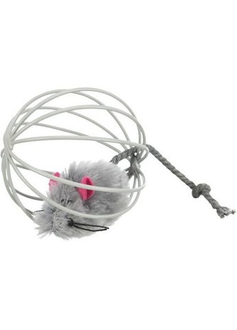 Игрушка Мяч с мышкой для кошек, d:6 см (плюш) Trixie (355252994)