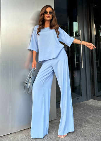 Изысканная легкая летняя повседневная футболка свободного фасона с рукавами три четверти Tik-Tak - (348830769)