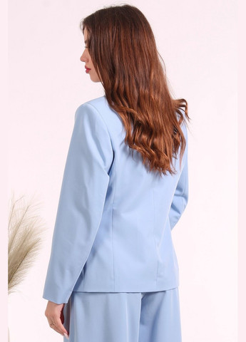 Піджак укорочений жіночий 037 тіар блакитний Актуаль (322860703)