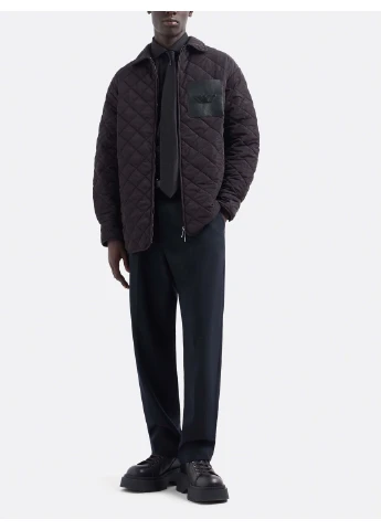 Темно-синяя рубашка Emporio Armani