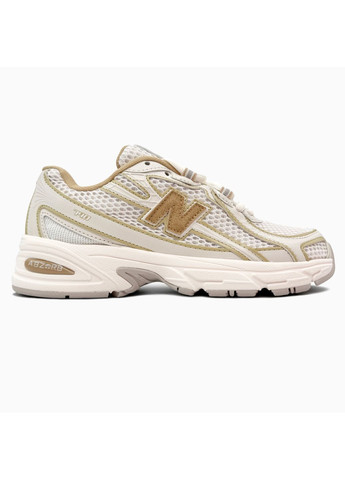 Белые демисезонные кроссовки мужские new balance 740 white / yellow нью беланс 740 No Brand