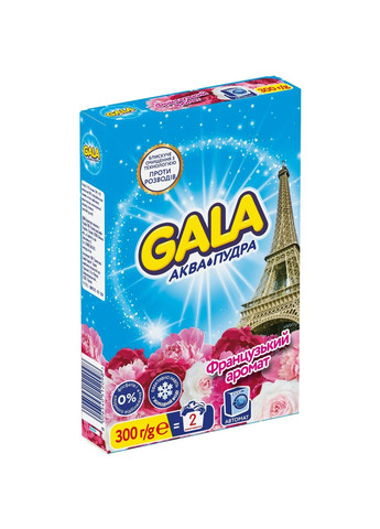 Стиральный порошок Аква-Пудра Французский аромат, автомат, 300 г Gala (332944044)