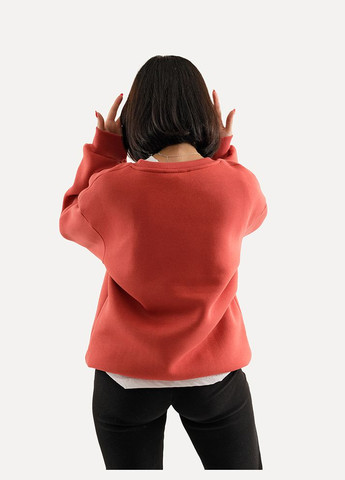 Коричневый женский свитшот цвет терракотовый cb-00223891 Yuki (309020401)