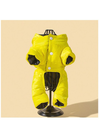 Комбінезон для собак та котів Yellow L жовтий A: 31 см B: 37 см C: 32 см L-7032 Ecotoys (276394222)