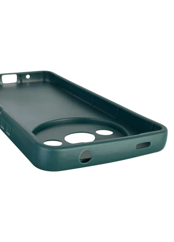 Чохол силіконовий Soft Touch з 3D принтом для Redmi A3 темно-зелений (Повний захист камери) Xiaomi (371653223)