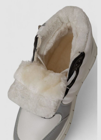 Кроссовки женские зимние на меху Ager 248RMB06 белые демисезоны (340249688)