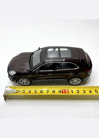 Машинка металлическая АвтоЭксперт Porsche Cayenne 5 1:32 свет/звук Темно-коричневая (24705) No Brand (316259368)