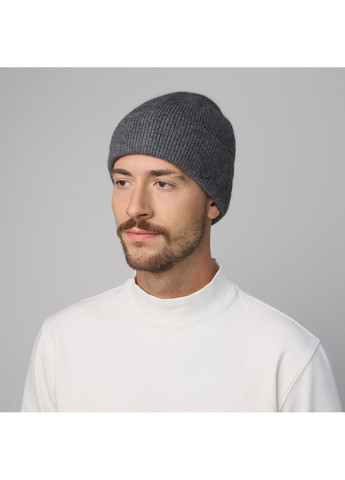 Шапка по голові чоловіча вовна сіра ERIC 947-444 LuckyLOOK 947-444M (322780627)