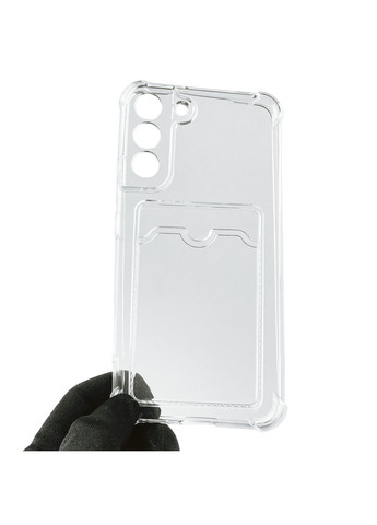 Чехол для Galaxy S22 Plus SM-S906B с бронь углами с карманом для k-pop на самсунг с22 плюс прозрачный Samsung (366018983)