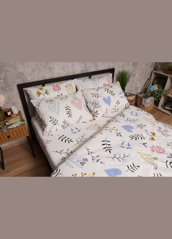 Комплект постільної білизни Бязь Gold Люкс «» King Size 220x240 наволочки 2х70х70 (MS-820005742) Moon&Star Painting (302973922)