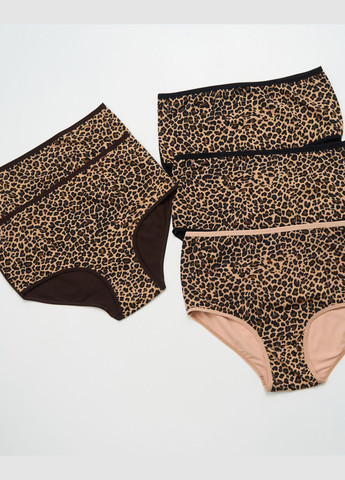 Трусики леопардовый принт - Супербатал 5 шт Nicoletta (322111390)