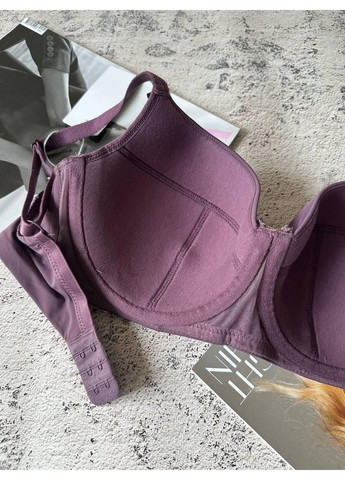 Сиреневый бюстгальтер с мягкой чашкой тонкий поролон фиолетовый Lanny Mode