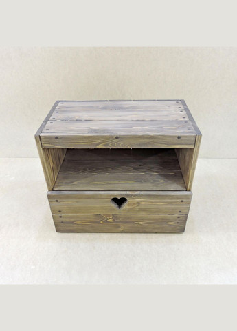 Приліжкова тумба з дерева Муїла капучино (ПТМ-000609) No Brand (328073188)