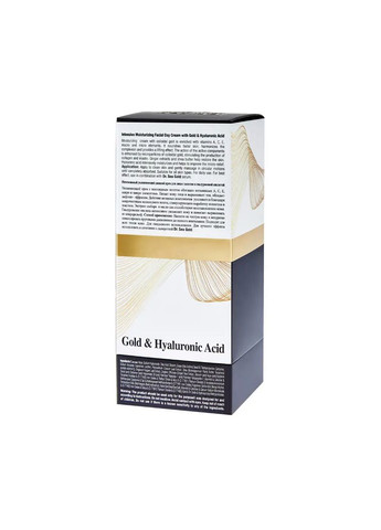 Dr. Sea Интенсивный и увлажняющий дневной крем для лица Dr.Sea с золотом и гиалуроновой кислотой, 50 мл — Крем, Израиль (303621342)