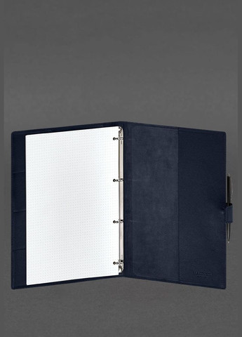 Кожаный блокнот А4 (софт-бук) 9.2 синий Краст (A-027961) BlankNote (328961512)