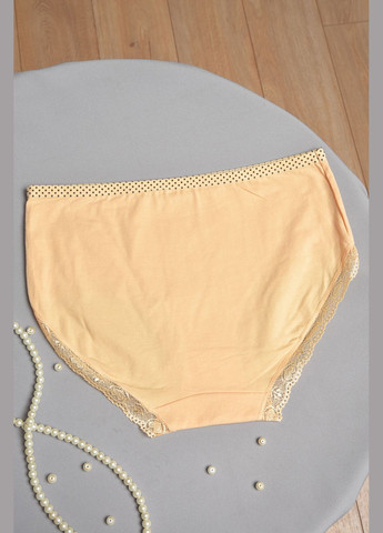 Трусы женские полубатальные желтого цвета Let's Shop (301505955)